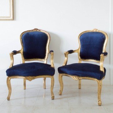Pareja de butacas estilo Luís XV