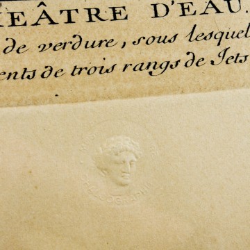 Calcografía del Museo del Louvre: Le théâtre d'eau, de Jacques Rigaud