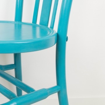 Silla Ismael azul turquesa