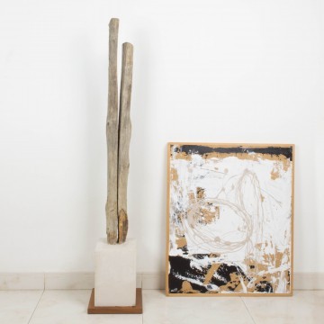 Escultura abstracta, La quietud de las caricias, 2006