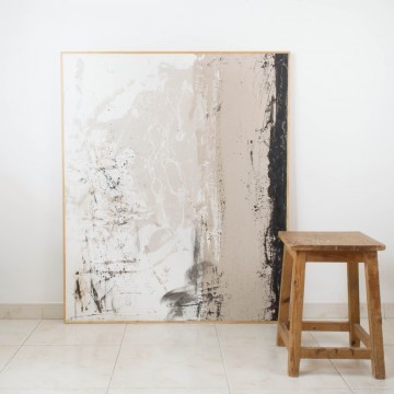 Entre las sábanas, pintura original de Cèlia Izquierdo