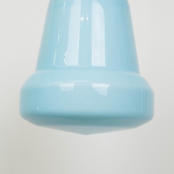 Lámpara opalina azul