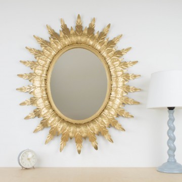 Espejo sol ovalado vintage