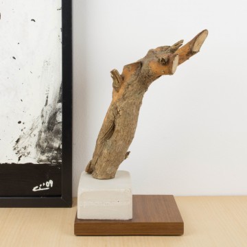 La covardia humana, escultura de Cèlia Izquierdo