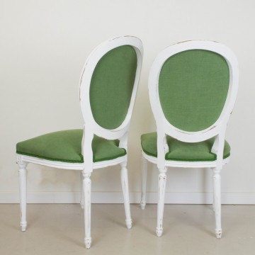 Pareja de sillas francesas estilo Luís XVI
