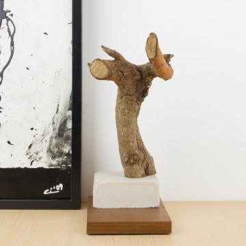La covardia humana, escultura de Cèlia Izquierdo
