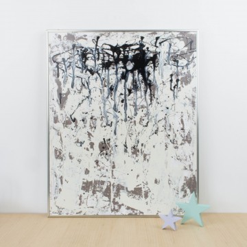 Pintura original de Cèlia Izquierdo, Reflexiones inciertas