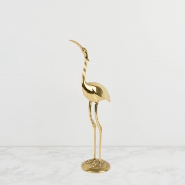 Figura, ibis de bronce
