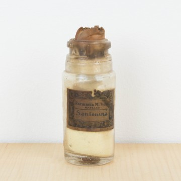 Botellas de farmacia antiguas