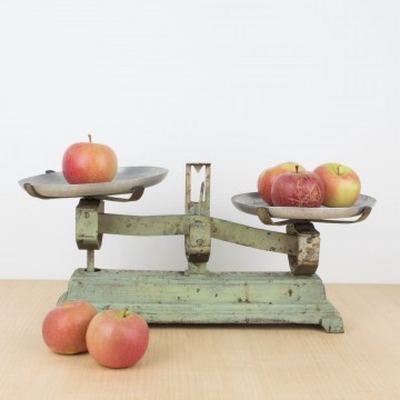 Balanza rústica francesa