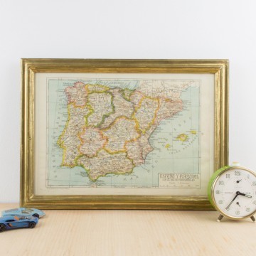 Mapa de España y Portugal