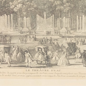 Calcografía del Museo del Louvre: Le théâtre d'eau, de Jacques Rigaud